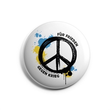 Ukraine - Für Frieden gegen Krieg, Button
